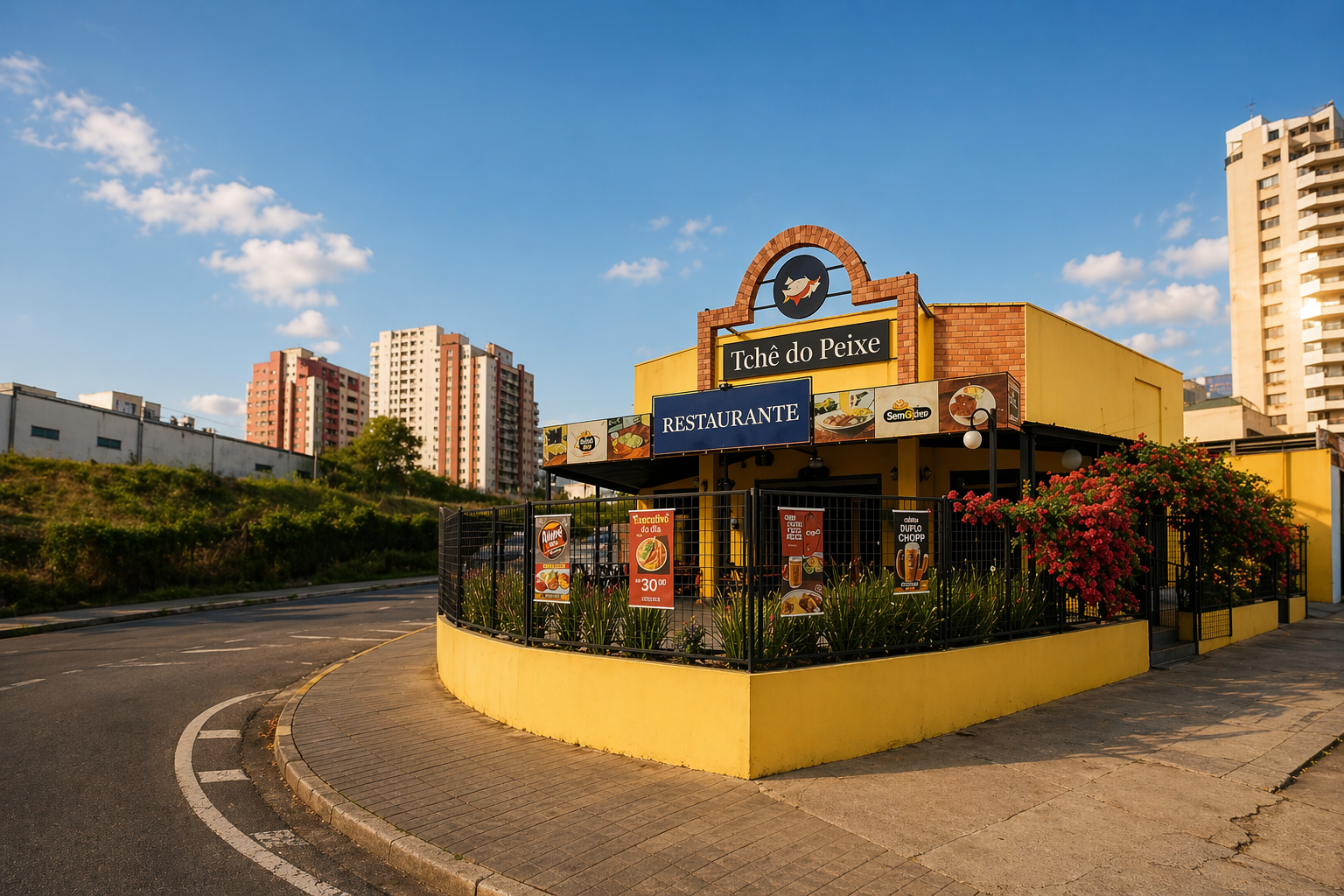 Fachada do Tchê do Peixe em Sorocaba